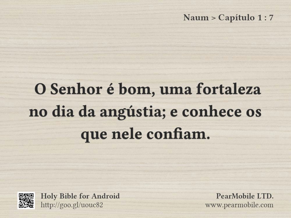 Naum, Capítulo 1:7